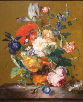 Blumen Werke - Blumenstrauß Jan van Huysum klassische Blumen